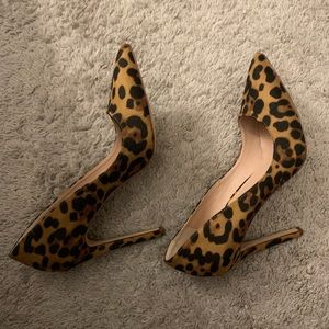 Leopard high heels (Never been worn) New!